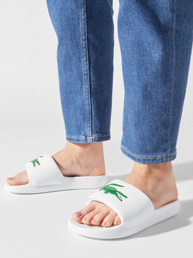 Lacoste Natikače Lacoste Serve Slide 1.0 123 1 Cuj 745CUJ0012-082 Bijela