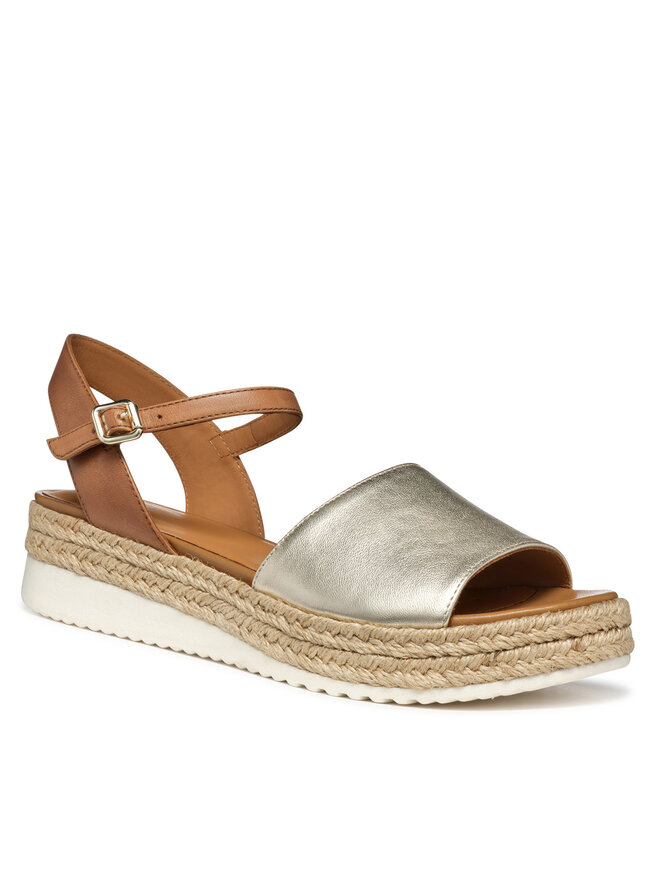 Geox Espadryle Geox D Eolie D55SRC 0Y243 C2L5F Złoty