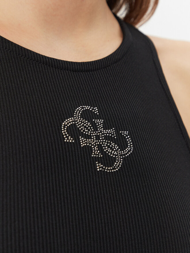 Guess Guess Top W5GP57 KCV52 Črna Regular Fit