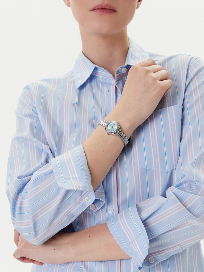 Timex Ceas Timex Legacy Mini TW2W90700 Argintiu