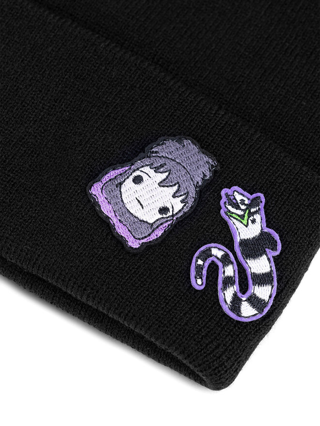 BEETLEJUICE Čepice BEETLEJUICE ACCCS-AW24-323WBBJ-B Černá