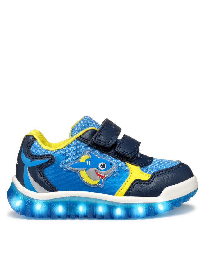 Geox Sneakersy Geox B Lightyloo B555ZA 0BC14 CF44D Modrá