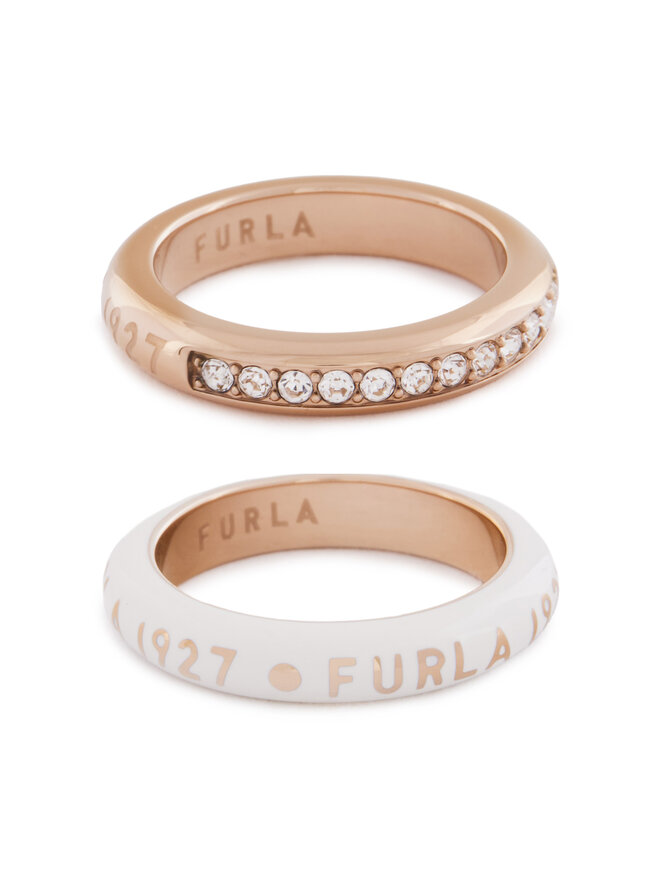 Furla Набір з 2 кілець Furla 1927 WJ00251 K22000 3914S Рожеве золото