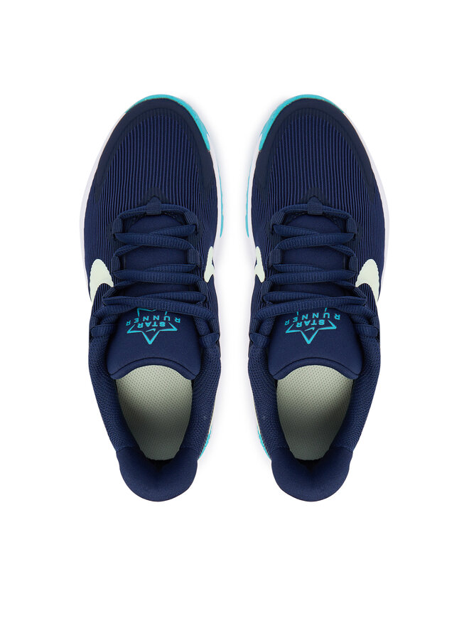 Nike Laufschuhe Nike Star Runner 4 Nn (GS) DX7615 409 Dunkelblau