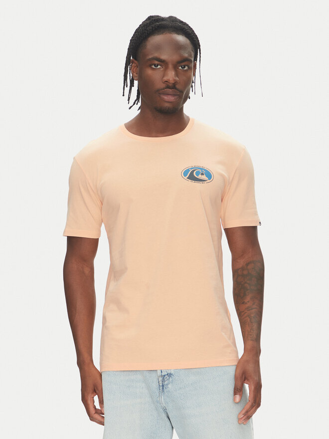 Quiksilver Quiksilver Marškinėliai Ev Flower Chaos Ss EQYZT08050 Oranžinė Regular Fit