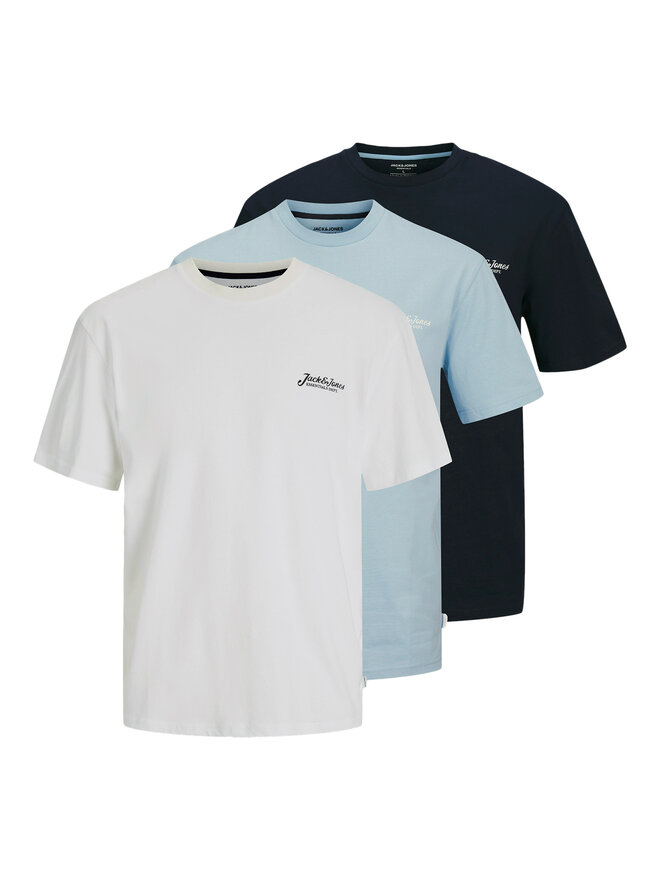 Jack&Jones Jack&Jones 3 db póló Beau 12277465 Színes Relaxed Fit