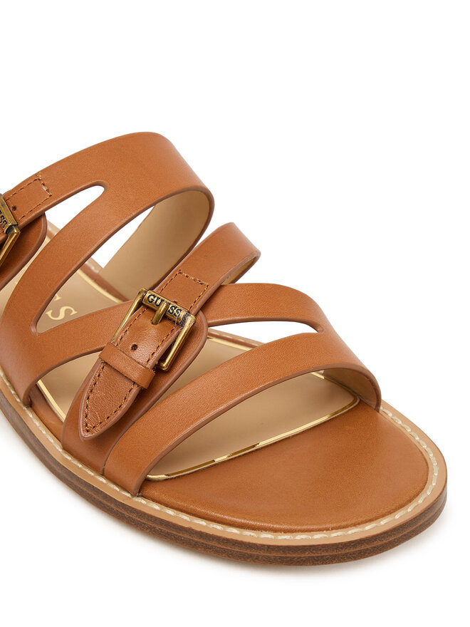 Guess Шльопанці Guess FLJGRY LEA03 Світло-коричневий