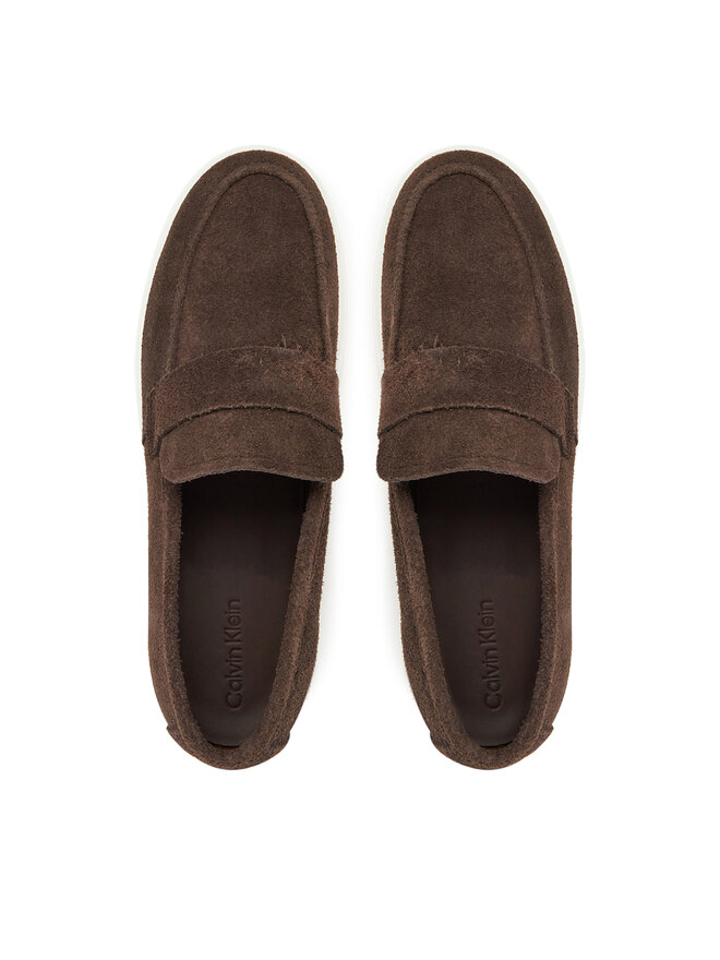 Calvin Klein Mokassins Calvin Klein Moccasin Sue Unlined HM0HM01819 Braun