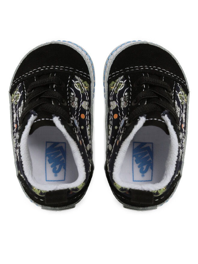 Vans Πάνινα παπούτσια Vans Old Skool Crib VN0A4P3TY611 Μαύρο