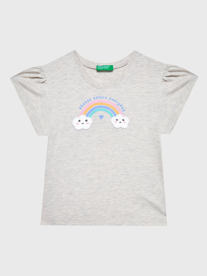United Colors Of Benetton United Colors Of Benetton Футболка 3096G107Z Сірий Regular Fit