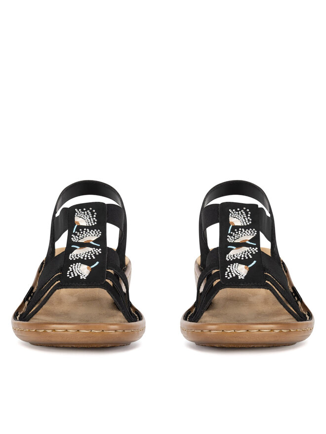 Rieker Sandalen Rieker 60875-00 Schwarz