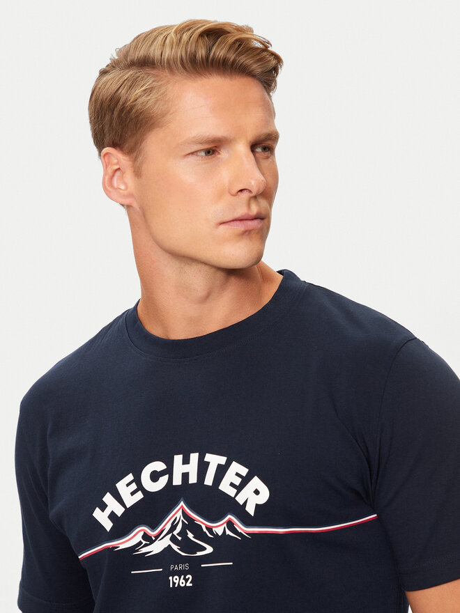 Hechter Paris Hechter Paris T-Shirt 75014 142919 Dunkelblau Regular Fit