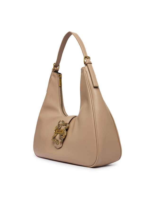 Just Cavalli Handtasche Just Cavalli Iconic Snakes 81RA4BA4 ZSA89 Dunkelbeige