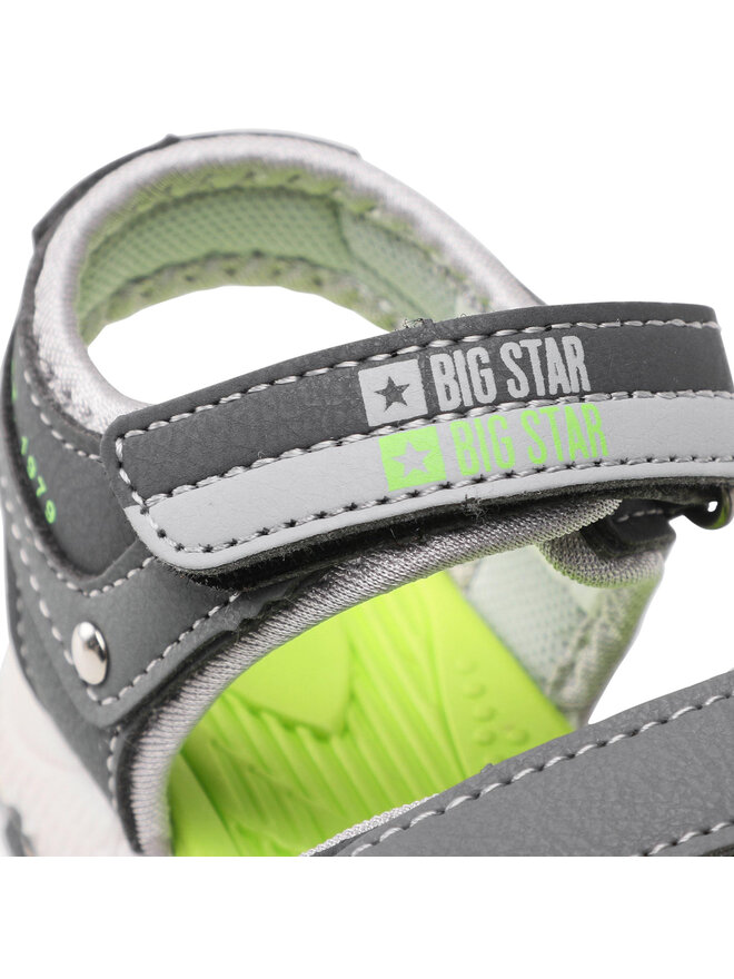 Big Star Shoes Sandały Big Star Shoes JJ374217 Szary