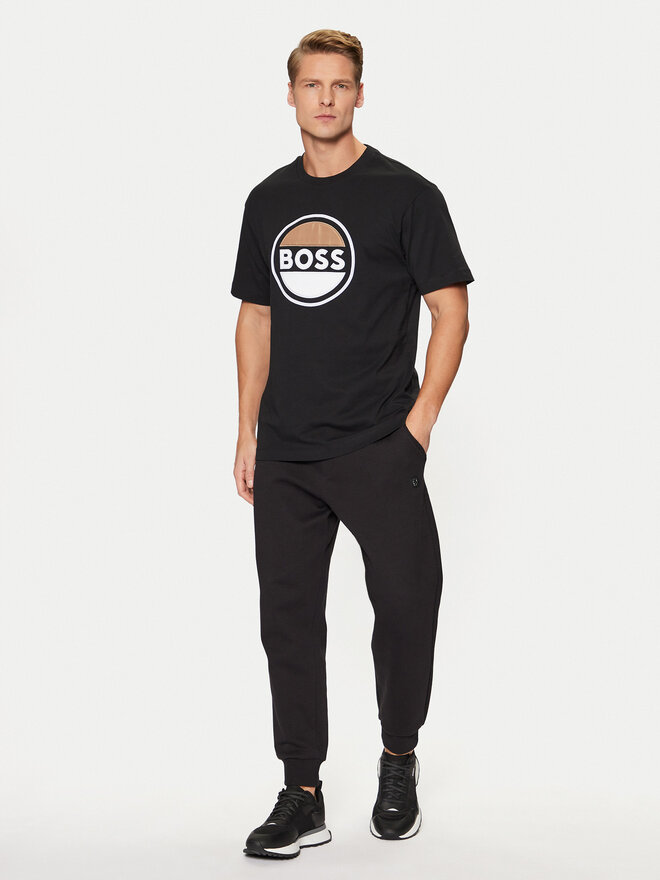 BOSS BOSS Camiseta 50496223 Negro Regular Fit