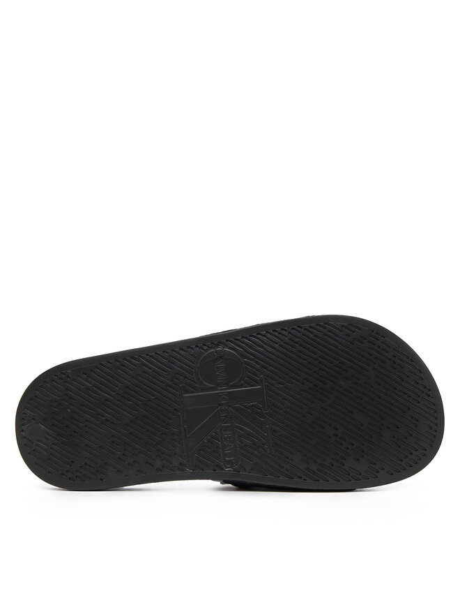 Calvin Klein Jeans Παντόφλες Calvin Klein Jeans Slide Monogram Wn YW0YW01835 Μαύρο