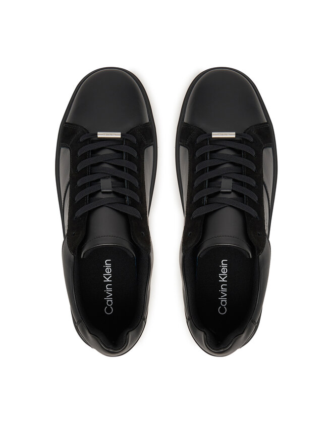 Calvin Klein Sneakers Calvin Klein Classic Cupsole Laceup Tape Lth2 YM0YM01448 Schwarz