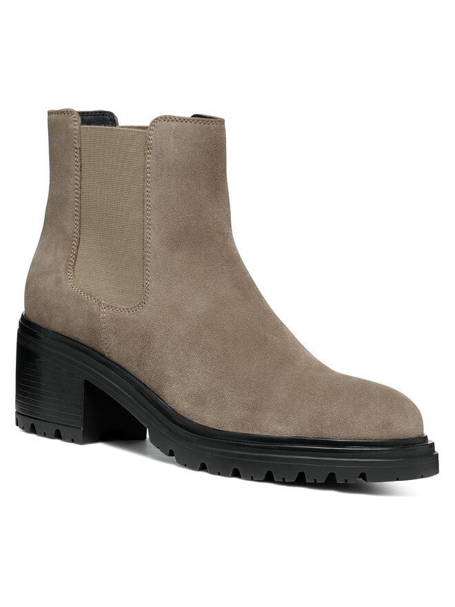 Geox Μποτάκια με λάστιχο Geox D Damiana D16QCE 022NH C6029 Μπεζ