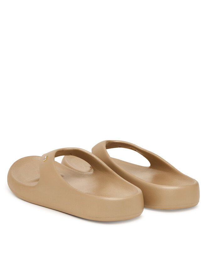 Tommy Hilfiger Zehentrenner Tommy Hilfiger Pearlized FW0FW09201 Beige
