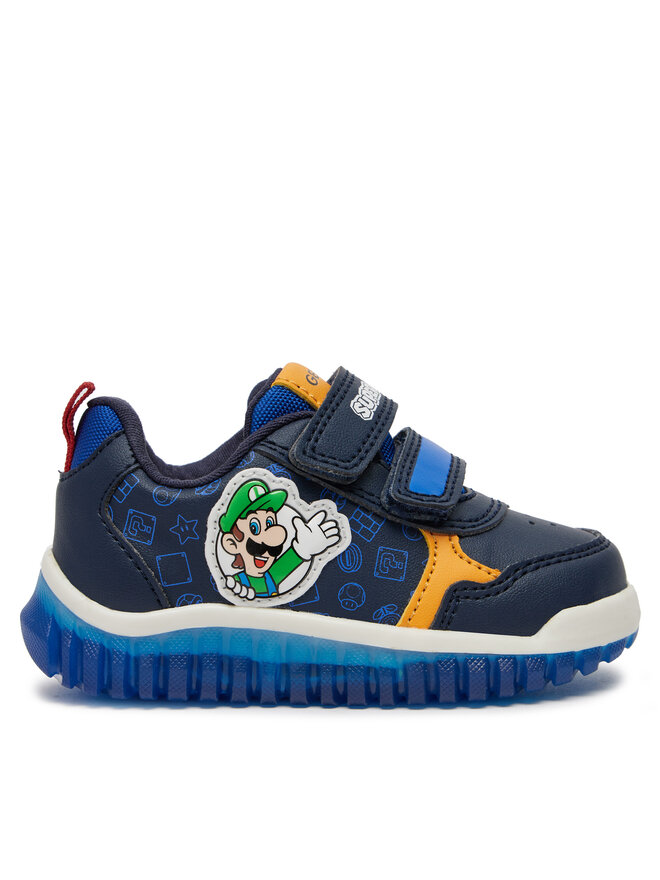 Geox Sneakersy Geox B Lightyloo Boy B465ZC 000BC C4226 Granatowy
