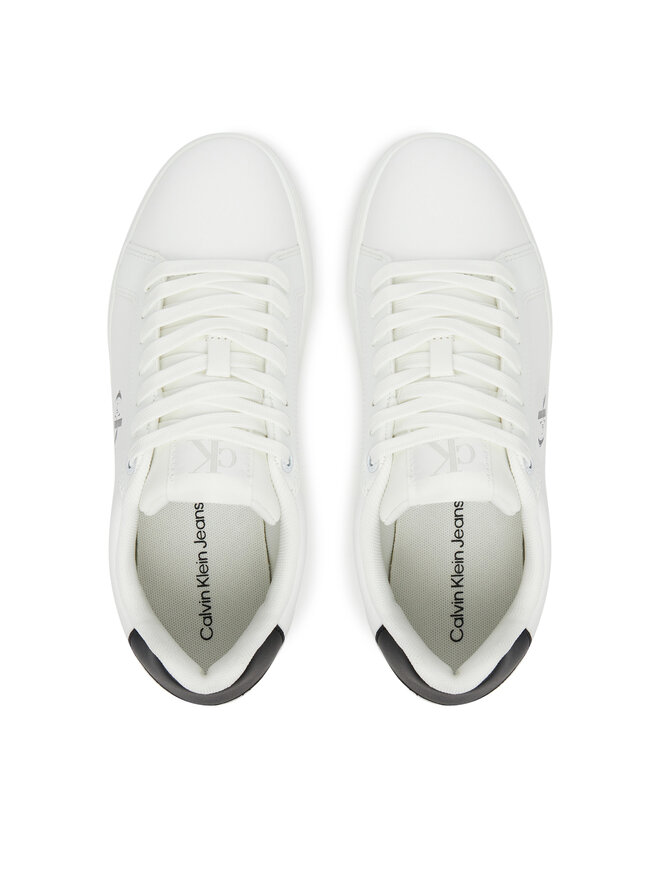 Calvin Klein Jeans Sportcipők Calvin Klein Jeans Classic Cupsole Mono Lth Wn YW0YW01902 Fehér