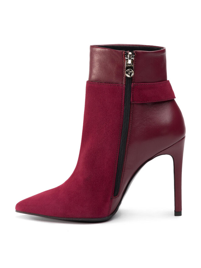 Eva Minge Stiefeletten Eva Minge EM-10-06-000514 Dunkelrot