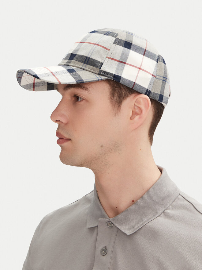 Barbour Šiltovka Barbour Tartan MHA0617TN40 Tmavomodrá