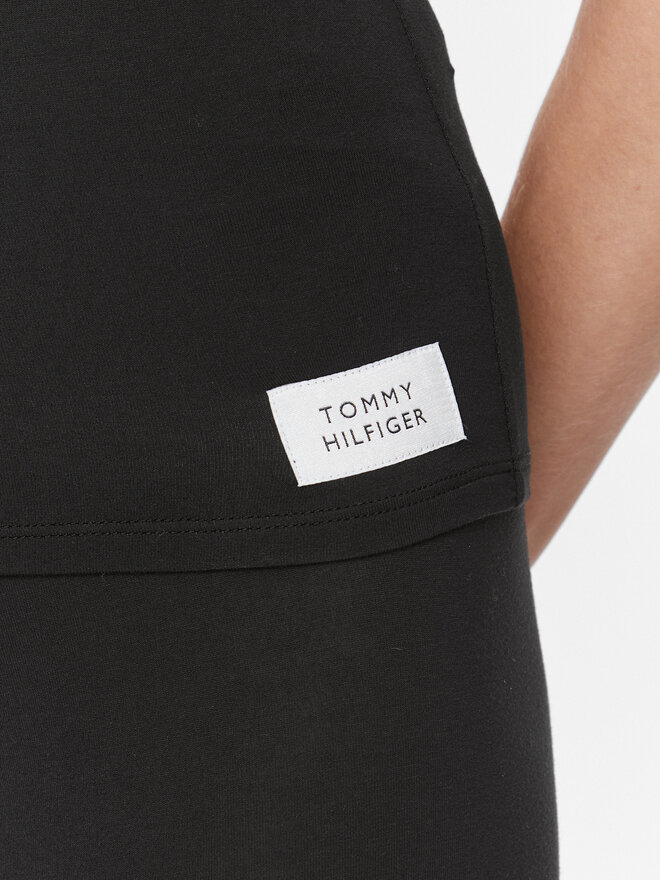 Tommy Hilfiger Tommy Hilfiger Πιτζάμα UW0UW04987 Μαύρο Slim Fit