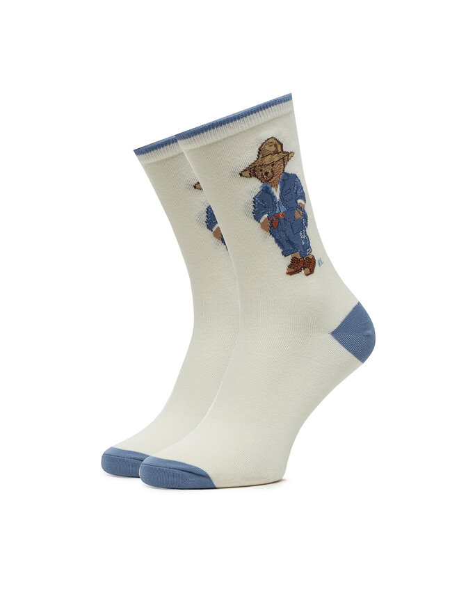 Polo Ralph Lauren Zestaw 3 par wysokich skarpet damskich Polo Ralph Lauren 455972026001 Kolorowy