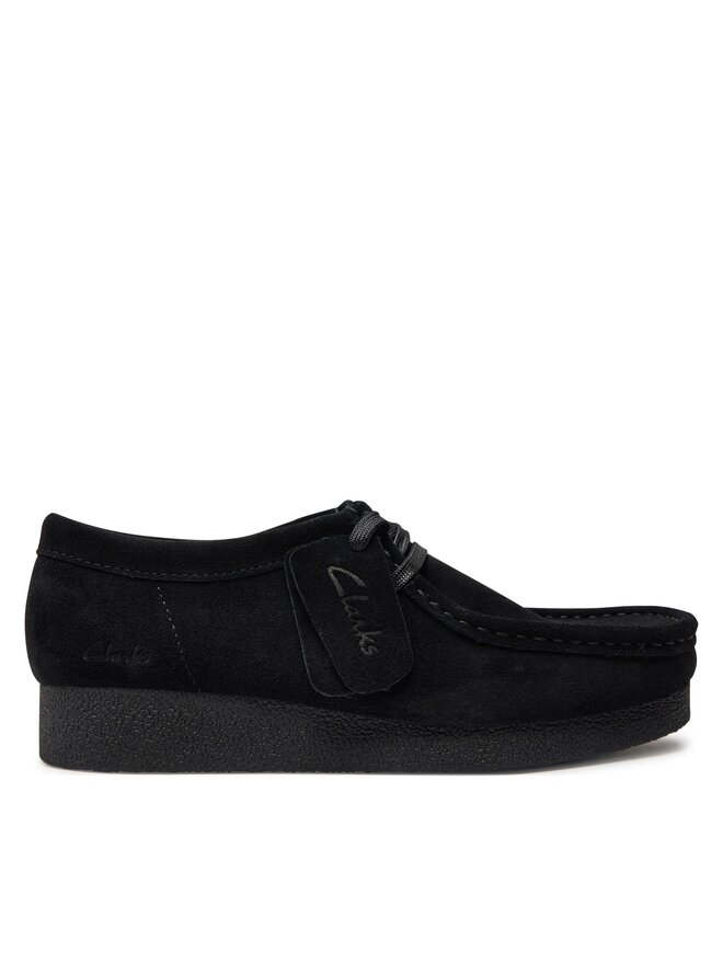 All black clarks wallabees 2025
