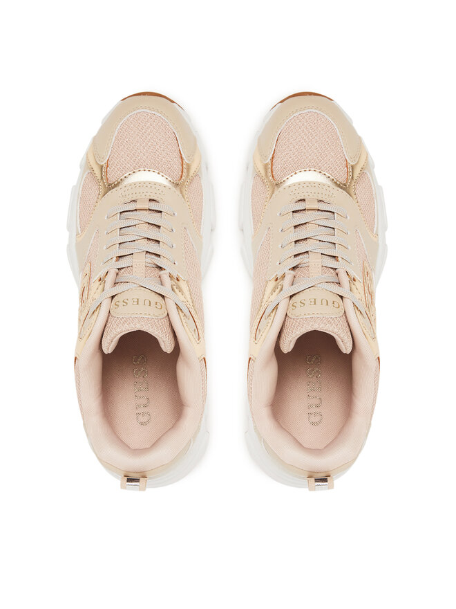 Guess Sneakersy Guess FLTIBI ELE12 Beżowy