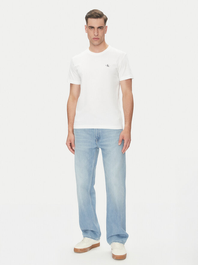 Calvin Klein Jeans Calvin Klein Jeans Pack de 2 camisetas Monologo J30J320199 Blanco Regular Fit