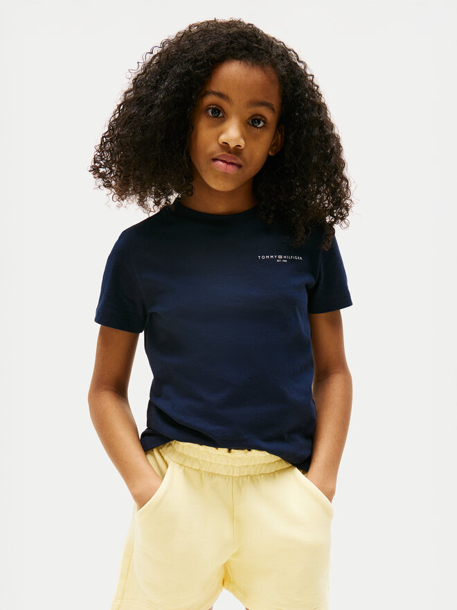 Tommy Hilfiger Tommy Hilfiger Póló KS0KS00594 Sötétkék Regular Fit