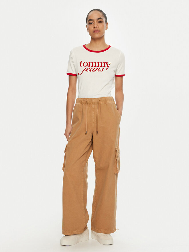 Tommy Jeans Tommy Jeans Футболка DW0DW19449 Білий Relaxed Fit