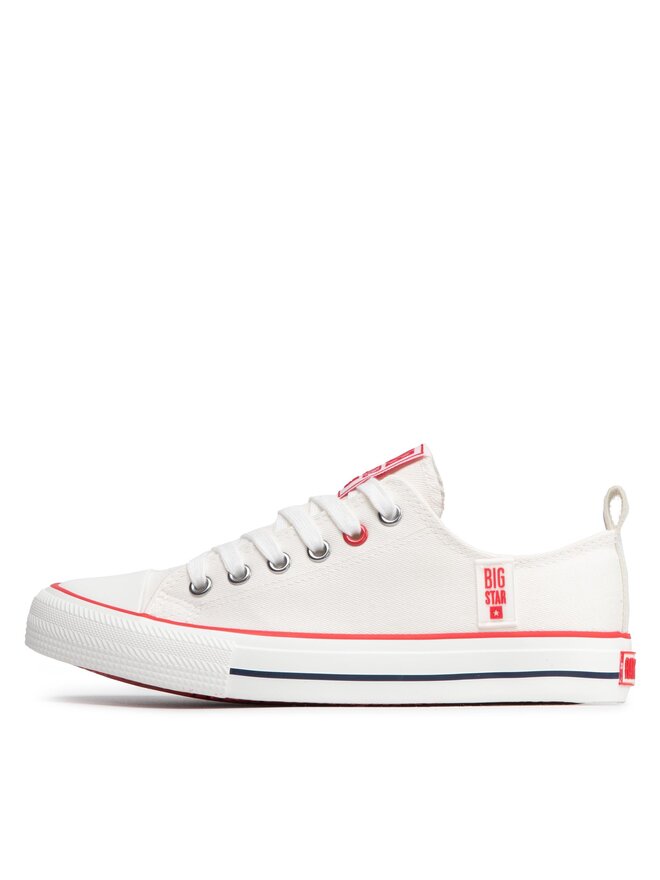 Big Star Shoes Plátenky Big Star Shoes JJ274123 Biela
