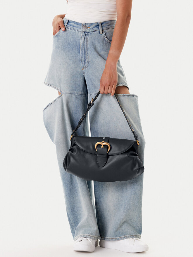 PINKO Kabelka PINKO Jolene Shoulder Classic PE 25 PLTT 102801 A270 Čierna