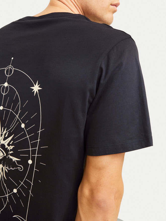 Jack&Jones Jack&Jones Marškinėliai Jackie 12271366 Juoda Relaxed Fit