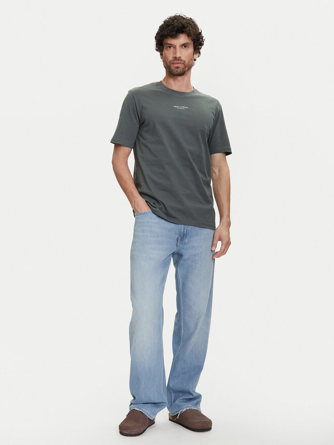 Marc O'Polo Marc O'Polo Marškinėliai B21 2012 51382 Žalia Regular Fit