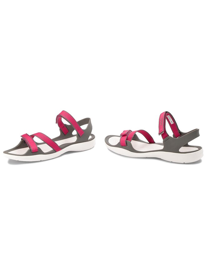 Crocs Sandalen Crocs Swiftwater Webbing Sandal W 204804 Rosa