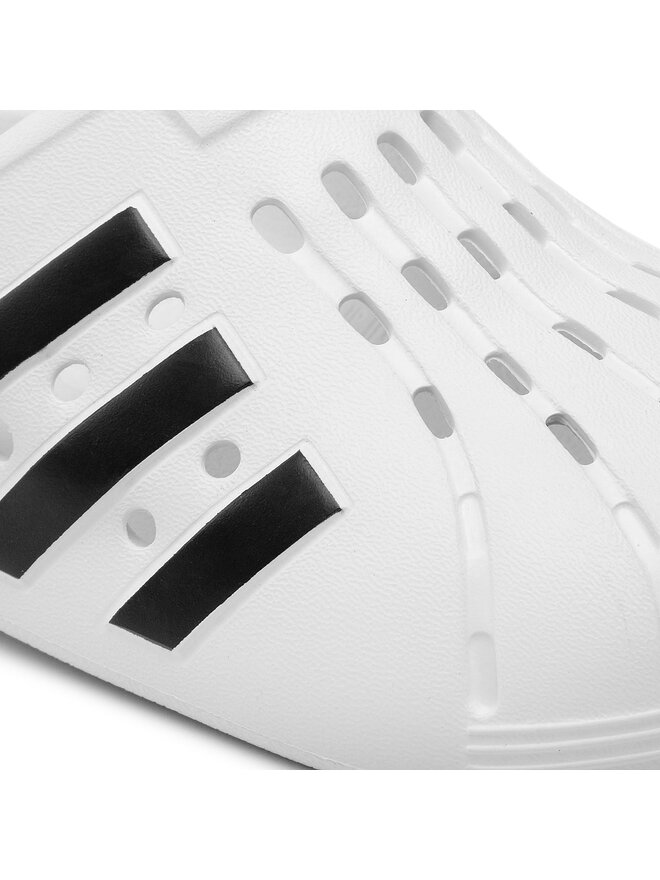 Solid white adidas shop