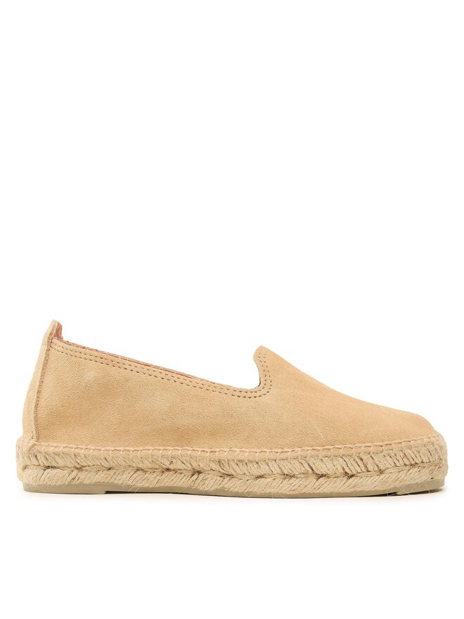Manebi Espadrilles Manebi Suede Flat Espadrilles Bézs