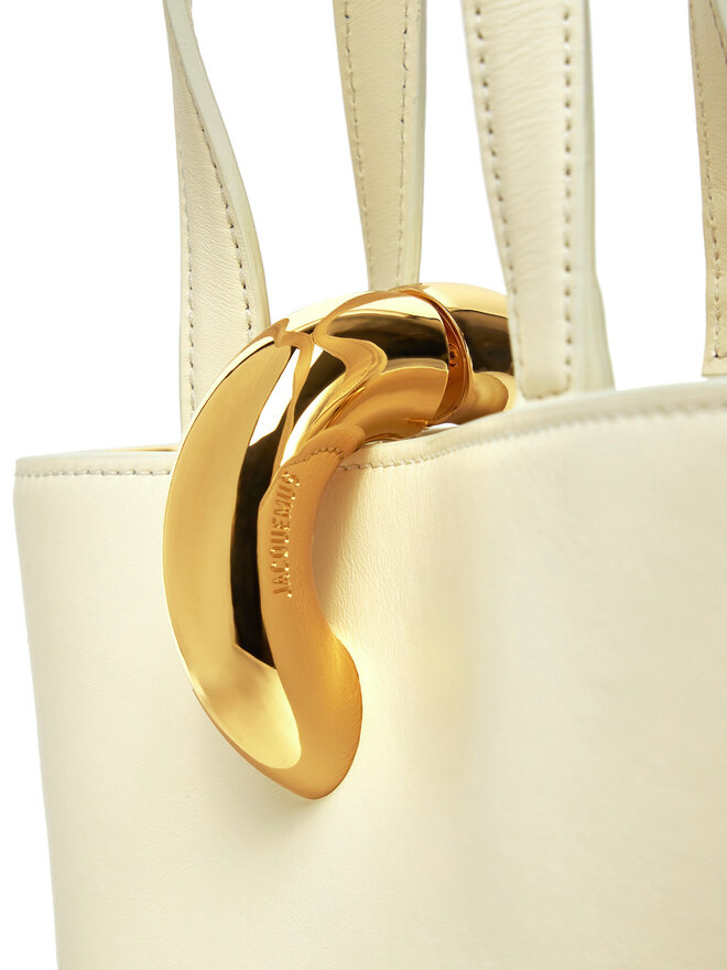 JACQUEMUS Borsetta JACQUEMUS Le Petit Bambol 24H243BA389-3173 Écru