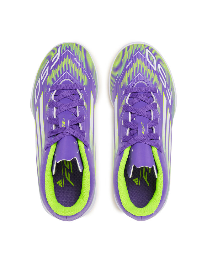 adidas Čevlji za nagomet adidas F50 Club Indoor Boots Kids JI0042 Vijolična