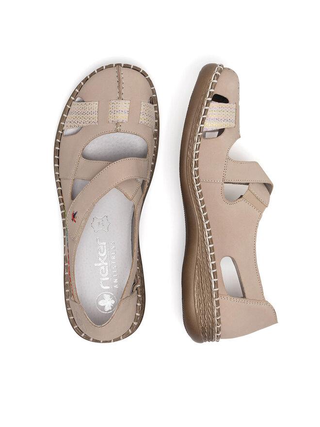 Rieker Halbschuhe Rieker 46451-60 Beige