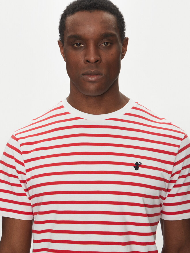 Save The Duck Save The Duck Camiseta DT1743M BESY20 Rojo Regular Fit
