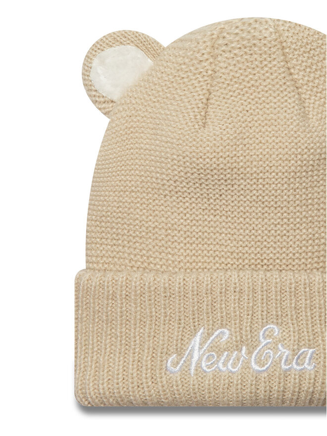 New Era Gorro New Era Teddy Bear Ears Cuff Knit Beanie 60580793 Beis