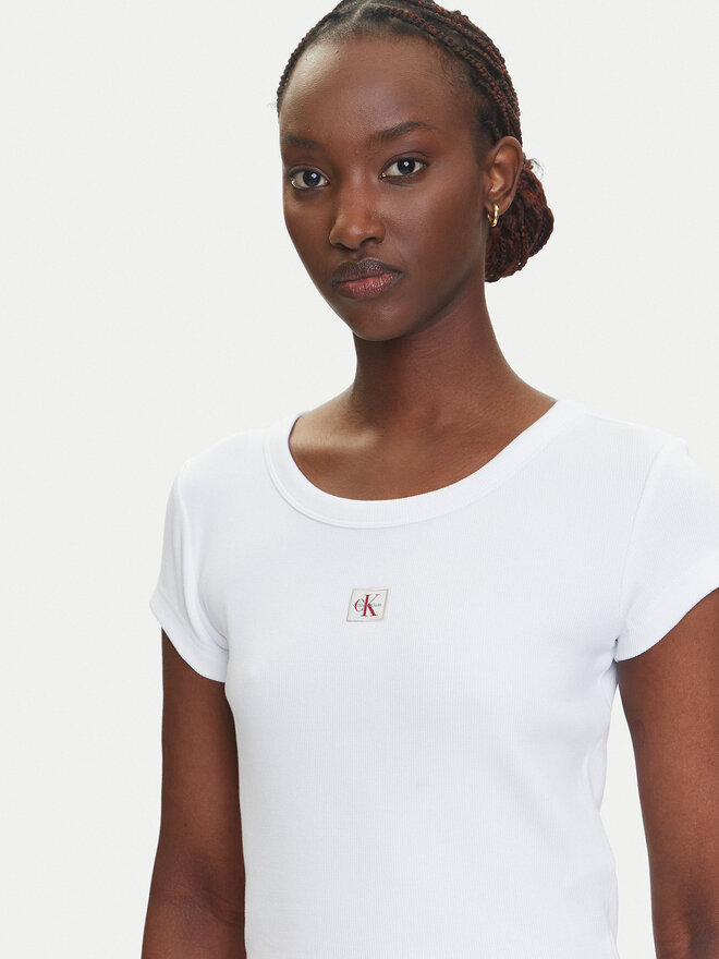 Calvin Klein Jeans Calvin Klein Jeans Camiseta LV047C200G Blanco Slim Fit