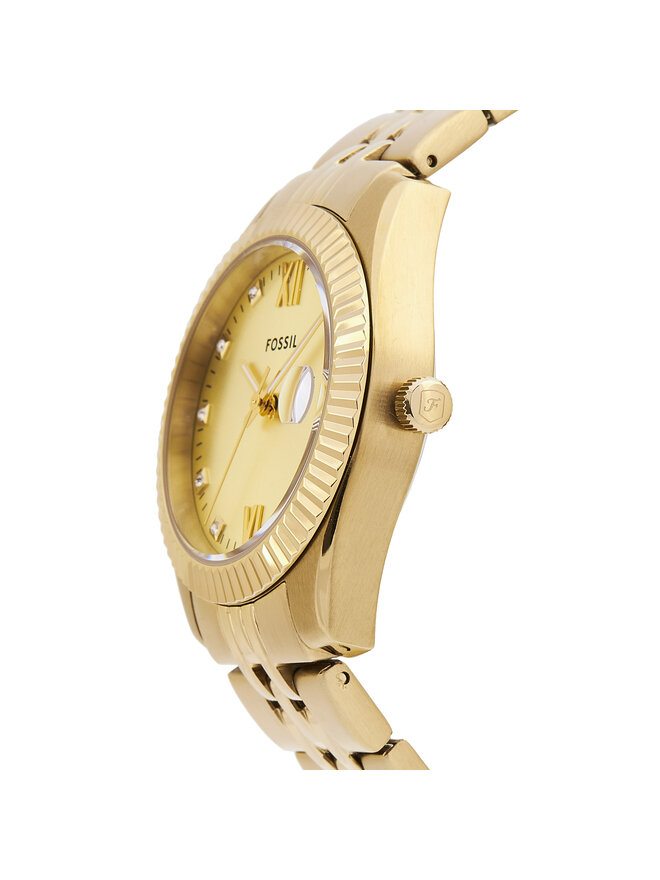 Fossil Zegarek Fossil Scarlette ES5338 Złoty