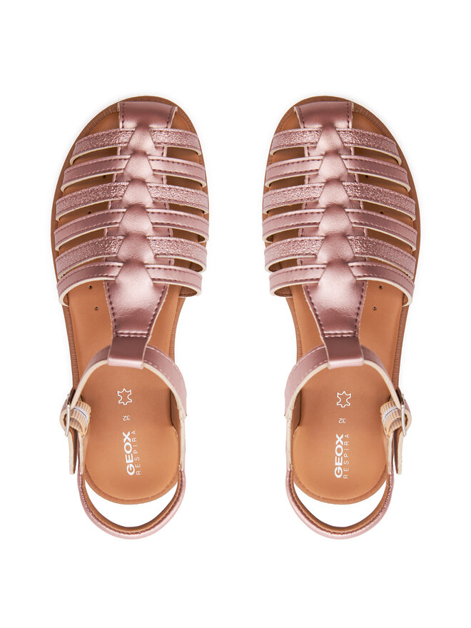 Geox Sandalen Geox J Sandal Karly Girl J4535A 0NFQD C8013 S Rosa
