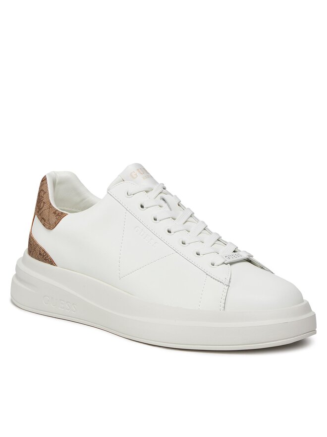 Guess Sneakersy Guess Elba FMPVIB LEA12 Bílá